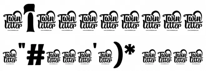 KLATCIR Trial Regular Шрифта ДРУГИЕ символов