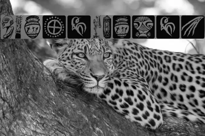 KLArtIFacts Font examples