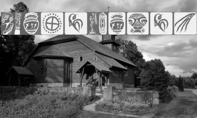 KLArtIFacts Font examples