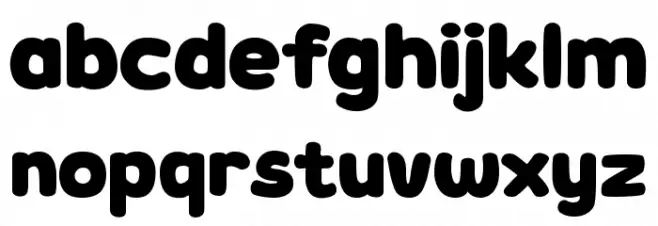 KLEPHON 字体 小写