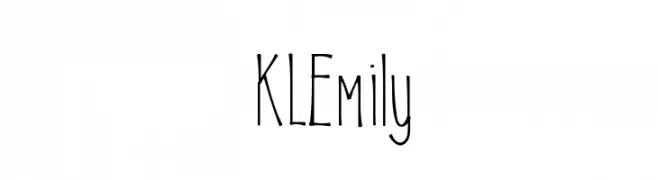 KLEmily  Frei Schriftart Herunterladen