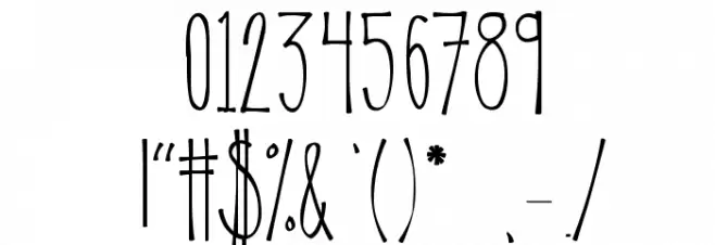 KLEmily Font OTHER CHARS