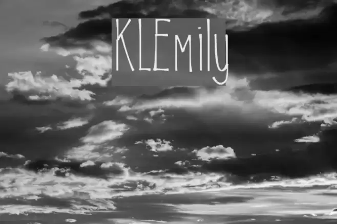 KLEmily Font examples