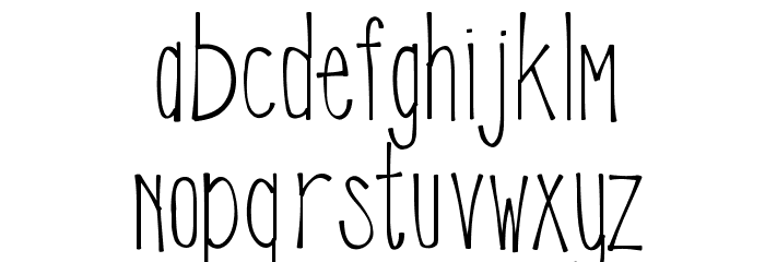 KLEmily Font LOWERCASE