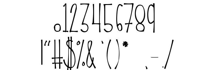 KLFrances Font OTHER CHARS