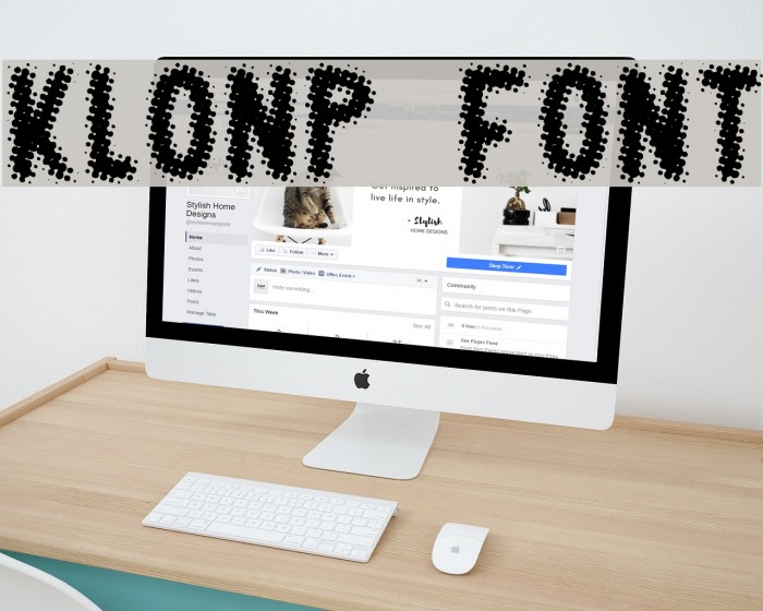 KLONP Font examples