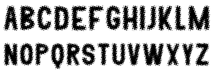 KLONP Font LOWERCASE