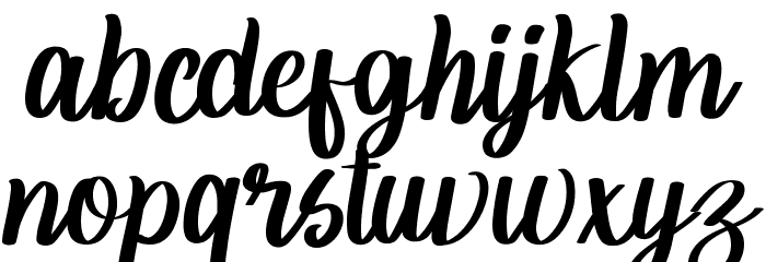 Kladifa Font LOWERCASE