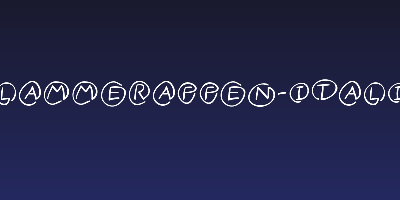 Klammeraffen-Italic Social Header