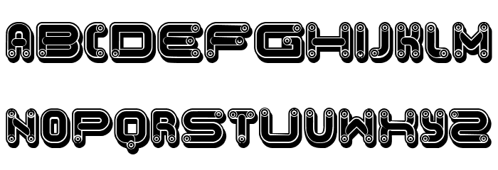 Klapa Inverted Regular Font OTHER CHARS