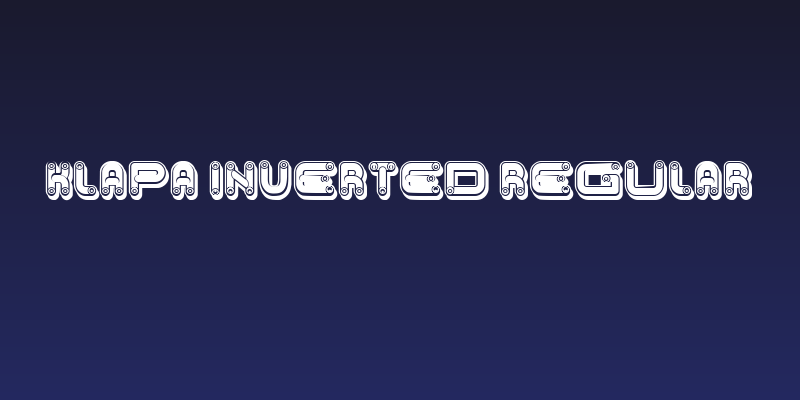 Klapa Inverted Regular Social Header