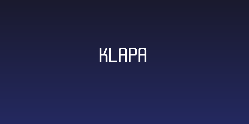 Klapa Social Header