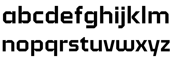 Klapt Bold Font LOWERCASE