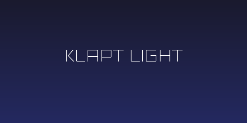 Klapt Light Social Header