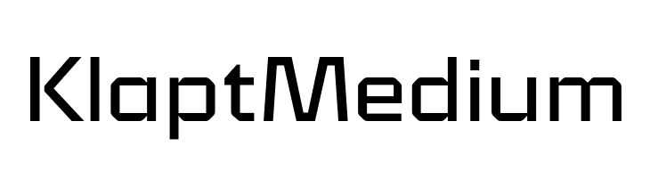 Klapt Medium  नि: शुल्क फ़ॉन्ट्स डाउनलोड