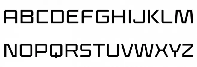 Klapt Medium Schriftart Groß