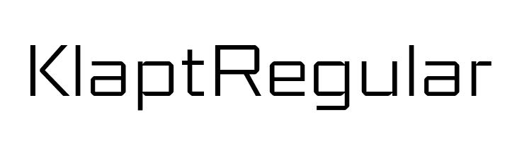 Klapt Regular 