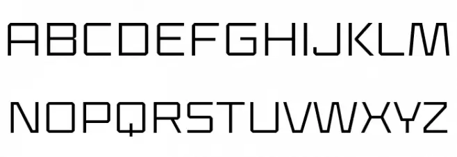 Klapt Regular Schriftart Groß