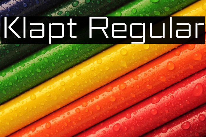 Klapt Regular Example 2