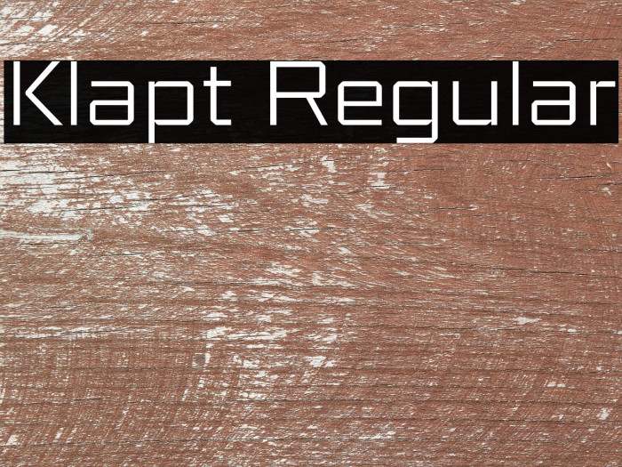 Klapt Regular Example 3