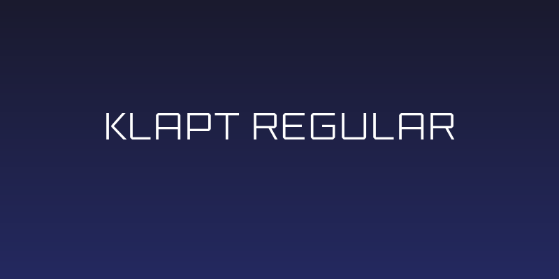Klapt Regular Social Header