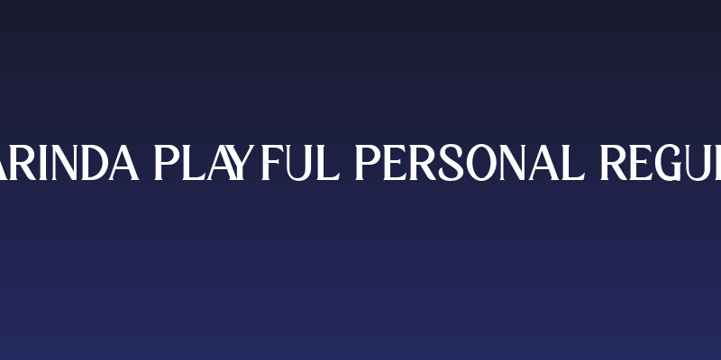 Klarinda Playful Personal Regular Social Header