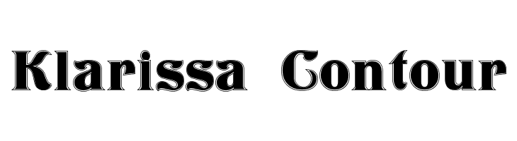 Klarissa Contour  Free Fonts Download