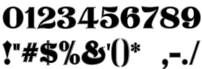 Klarissa Contour Font OTHER CHARS