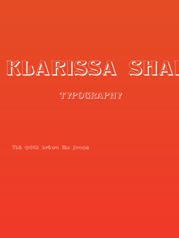 Klarissa Shadow Poster