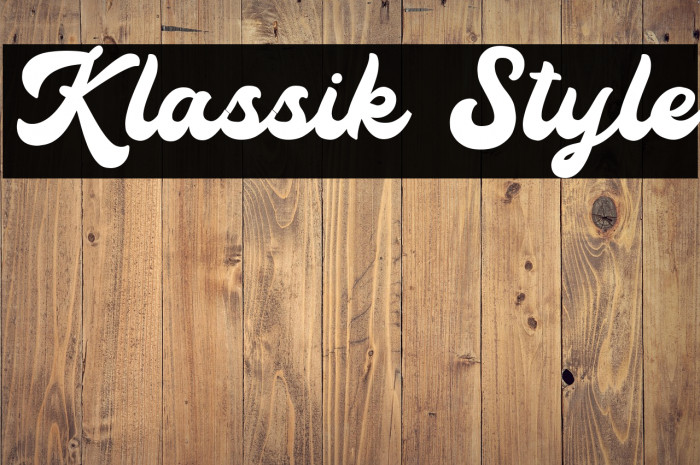 Klassik Style Example 3