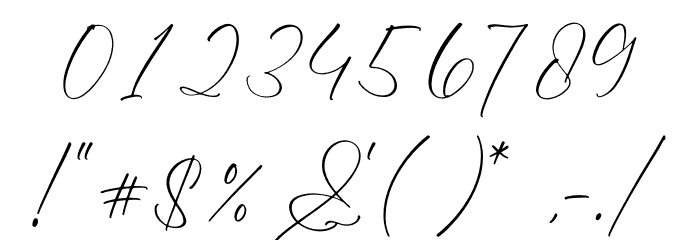 Klasynta Gelisha Font OTHER CHARS