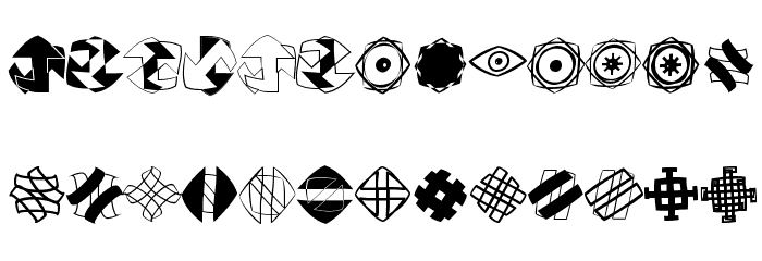 Klats Font LOWERCASE