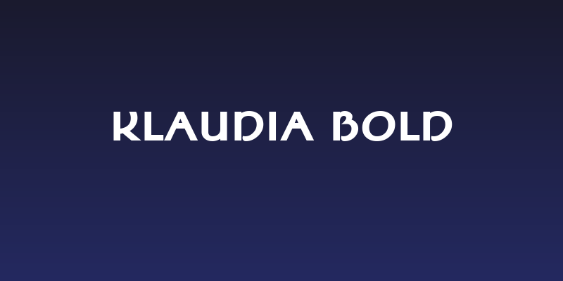 Klaudia Bold Social Header