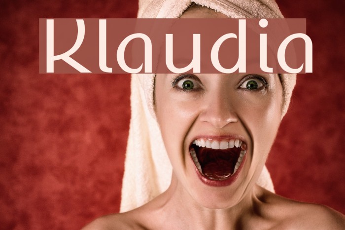 Klaudia Font examples
