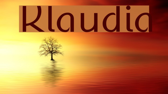 Klaudia Font examples