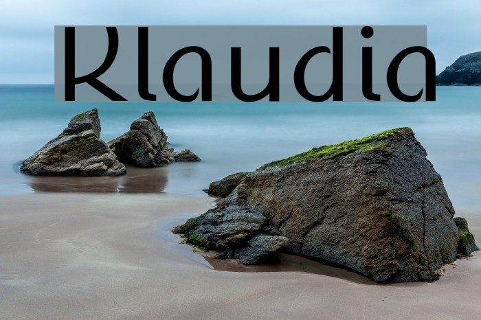 Klaudia Font examples