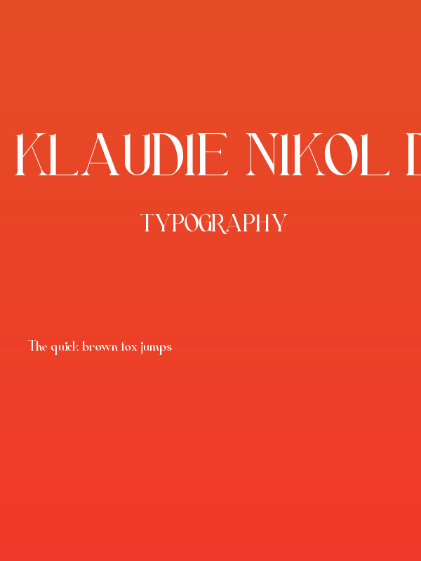 Klaudie Nikol Demo Poster