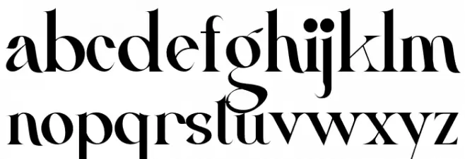 Klaudie Nikol Demo フォント 小文字