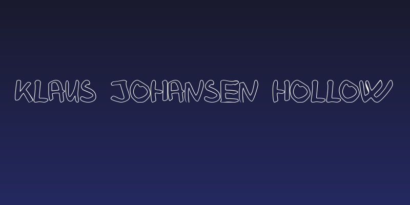 Klaus Johansen hollow Social Header