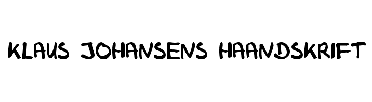 Klaus Johansens haandskrift  नि: शुल्क फ़ॉन्ट्स डाउनलोड