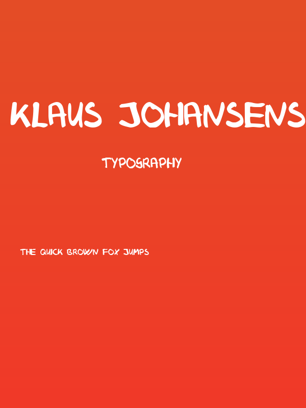 Klaus Johansens haandskrift Poster