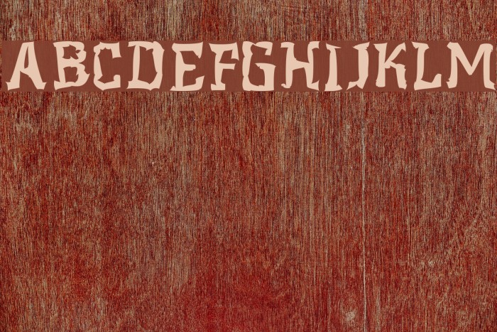Klaxon Font examples