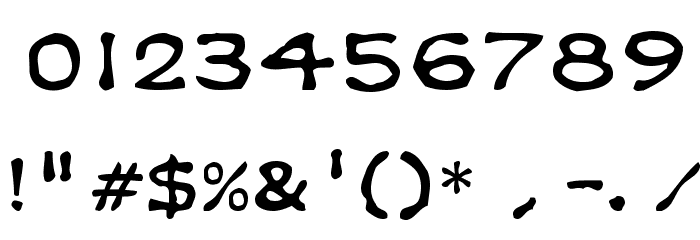 Klee CapScript フォント その他の文字