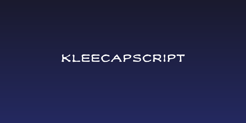 KleeCapScript Social Header