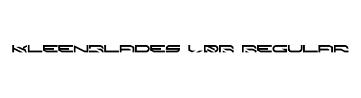 KleenBlades LDR Regular  font caratteri gratis