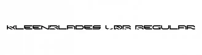 KleenBlades LDR Regular  Fuentes Gratis Descargar
