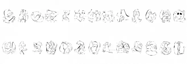 KleeriKaleRRound フォント 大文字