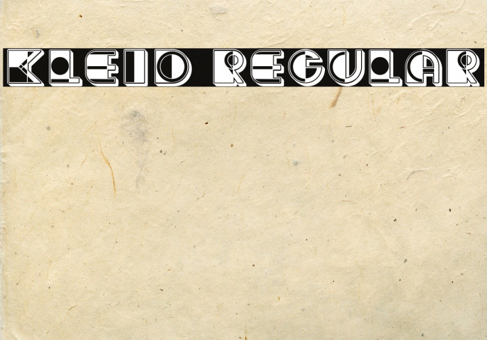 Kleid Regular Font examples