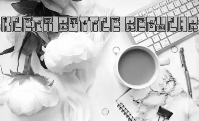 Klein Bottle Regular Font examples