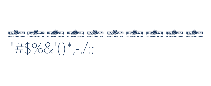 Klein Extralight Other Characters